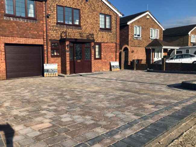 groundwork drainage block paving driveway 10