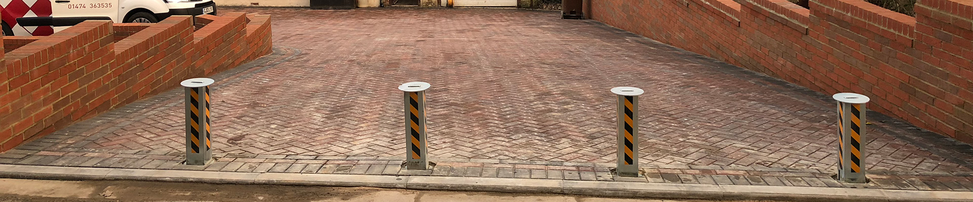 security bollard driveway