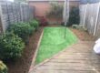 artificial grass after
