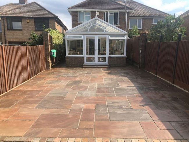 sandstone patio garden 06