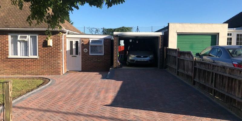 block paving after