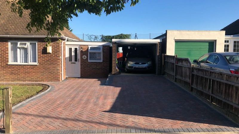 block paving after