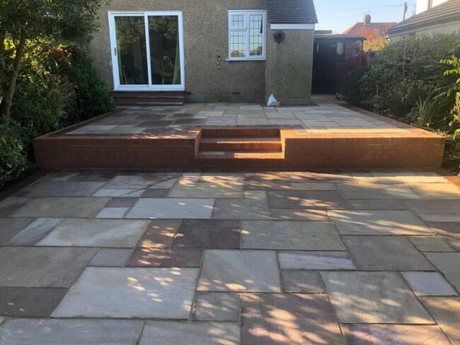 lancashire patio project back garden 15