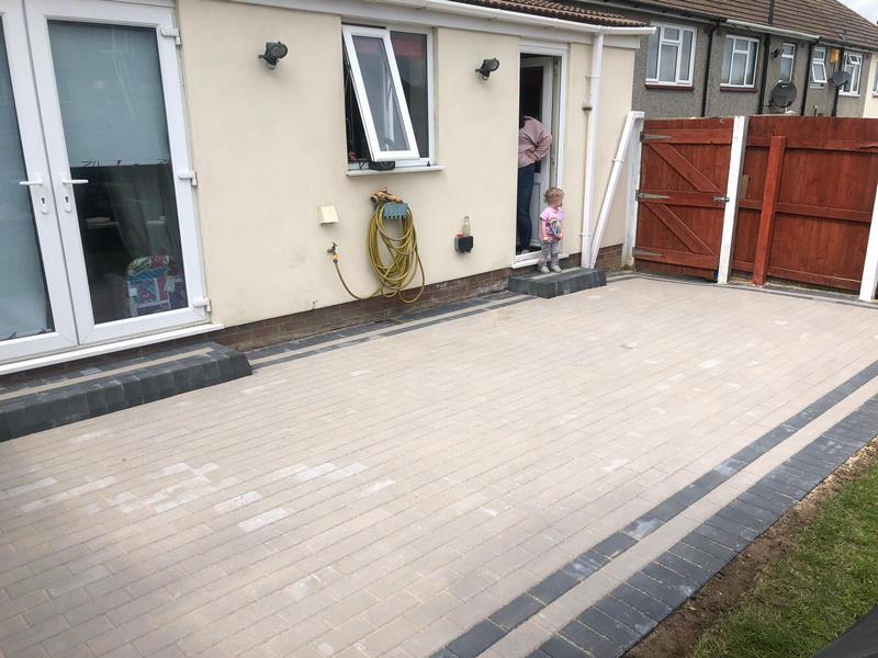 Block Paving Project Patios designed using Block Paving