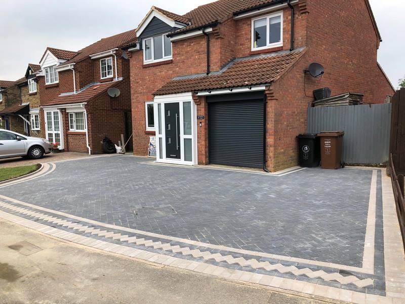 block paving driveway lancashire after