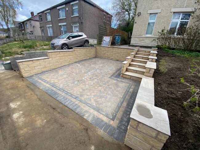 driveway steps burnley 01