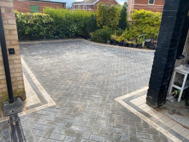 lancashire house block paved driveway 02