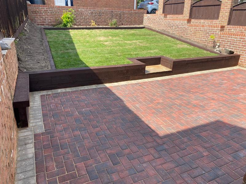 bury block paving landscaping fencing 10