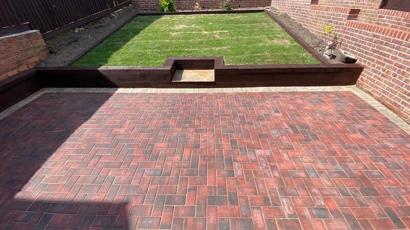 bury block paving landscaping fencing 13