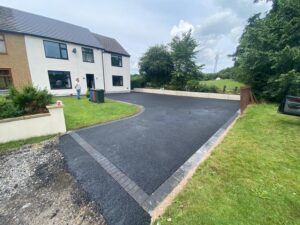 Tarmac Front Driveway in Clitheroe, Lancashire