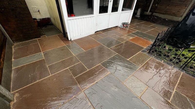 burnley patio path indian sandstone 06