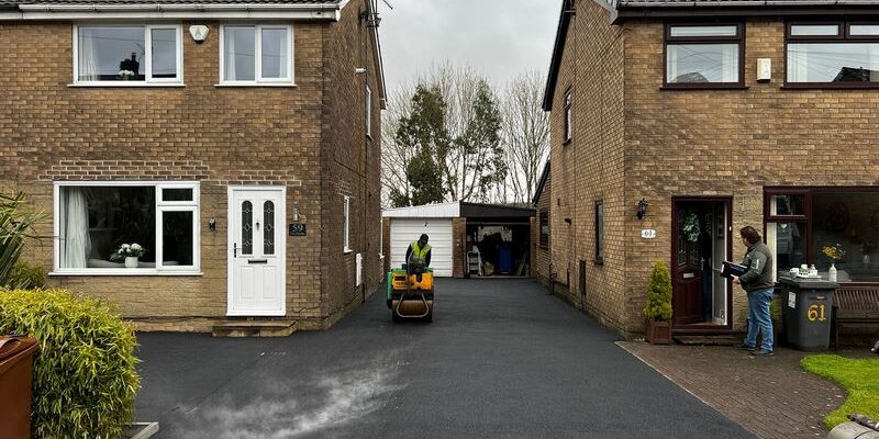 nelson double tarmac driveway 04