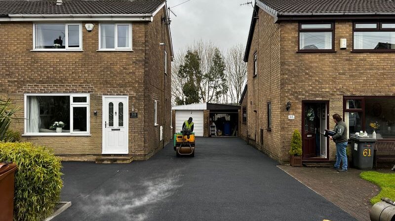 nelson double tarmac driveway 04