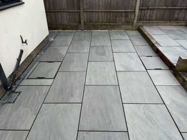 patio porcelain slab grey driveway 16