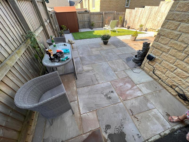 bury garden transformation patio artificial grass 05