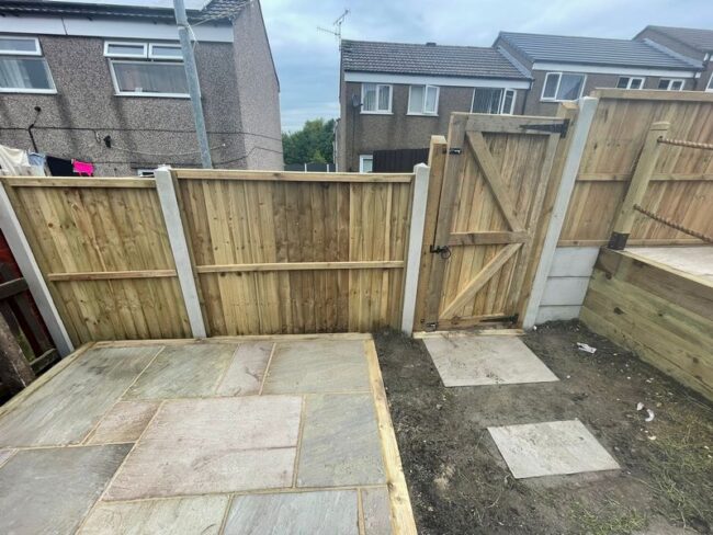 bury indian sandstone fencing sleepers 13