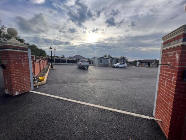 large tarmac parking area lancashire 03