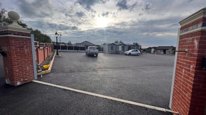 large tarmac parking area lancashire 03