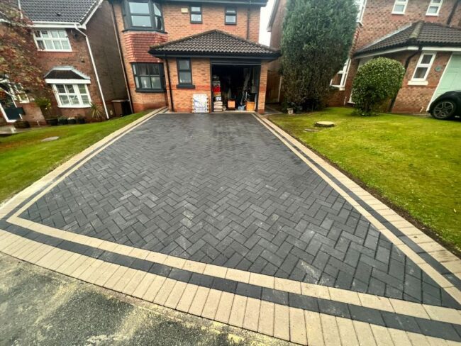 burnley detached house block paved driveway 01