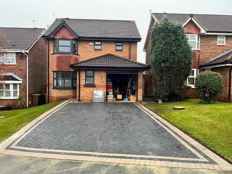 burnley detached house block paved driveway 05