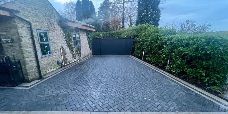 wigan block paved driveway 02