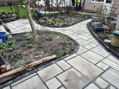 chorley kendall gray indian sandstone garden patio 0003