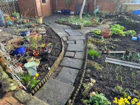 landscaping in chorley kendall gray indian sandstone garden patio