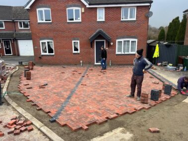 clitheroe block paved double driveway charcoal 0005