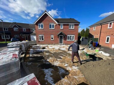 clitheroe block paved double driveway charcoal 0006