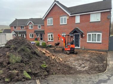 clitheroe block paved double driveway charcoal 0007