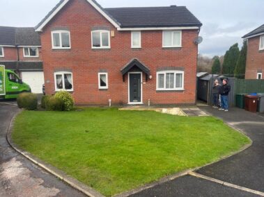 clitheroe block paved double driveway charcoal 0008