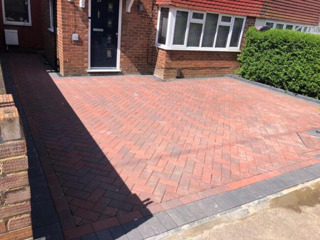 block paved driveway burnley lancashire after