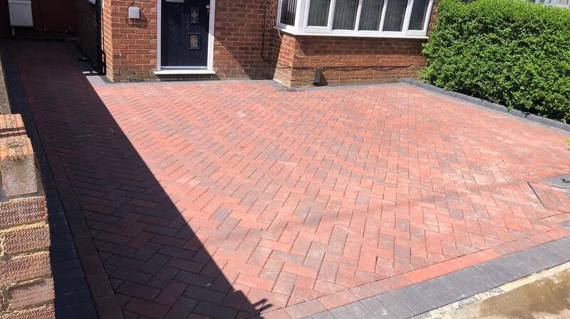 block paved driveway burnley lancashire after