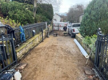 harwood huge block paved driveway 15