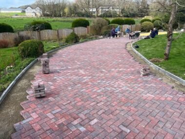 harwood huge block paved driveway 18
