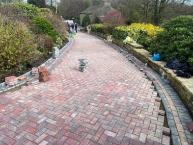 harwood huge block paved driveway 19