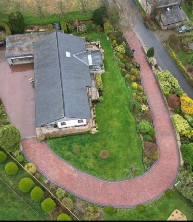 harwood huge block paved driveway 20