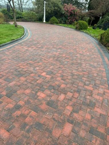 harwood huge block paved driveway 21