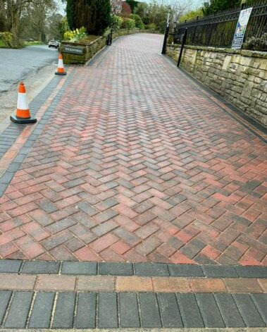 harwood huge block paved driveway 22