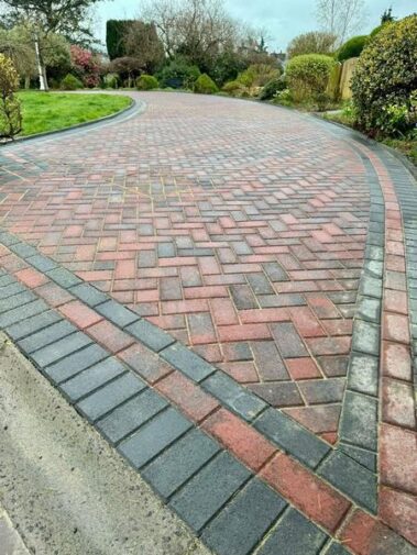 harwood huge block paved driveway 23
