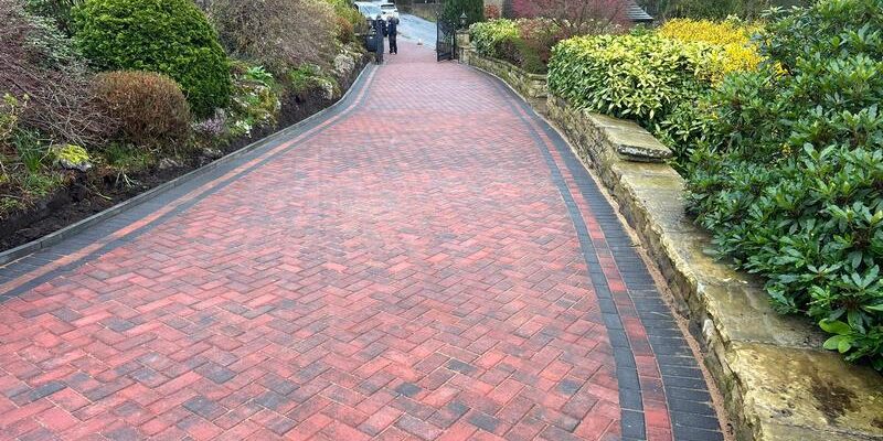 harwood huge block paved driveway 25