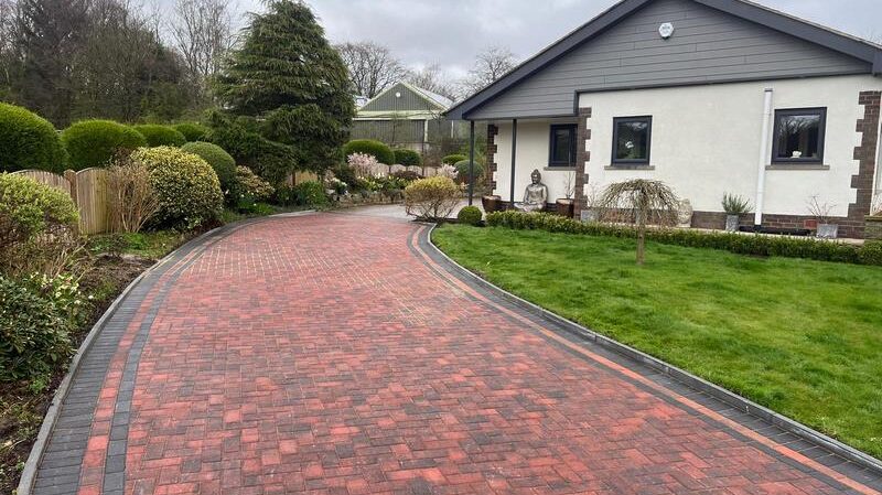 harwood huge block paved driveway 26