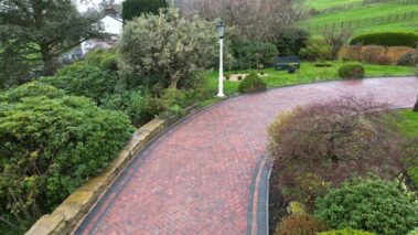 harwood huge block paved driveway 30