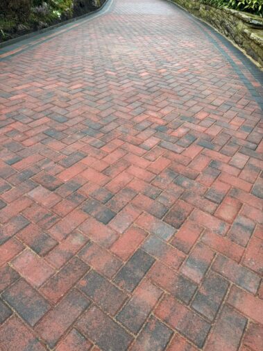 harwood huge block paved driveway 32