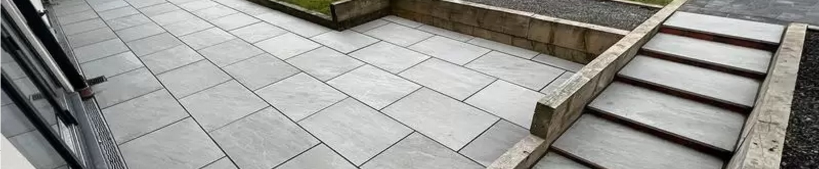 patio porcelain slab grey driveway 17