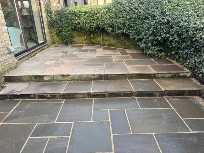 autumn brown insidan sandstone patio ramsbottom 01
