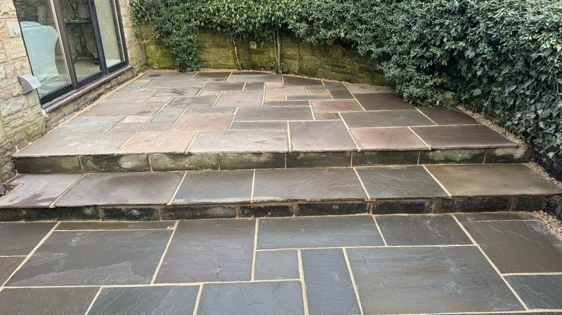 autumn brown insidan sandstone patio ramsbottom 01