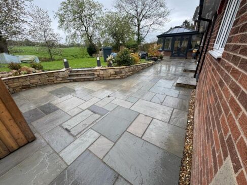 double natural stone patio 06