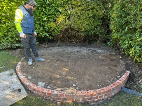 stone patio and cobble driveway restoration 13