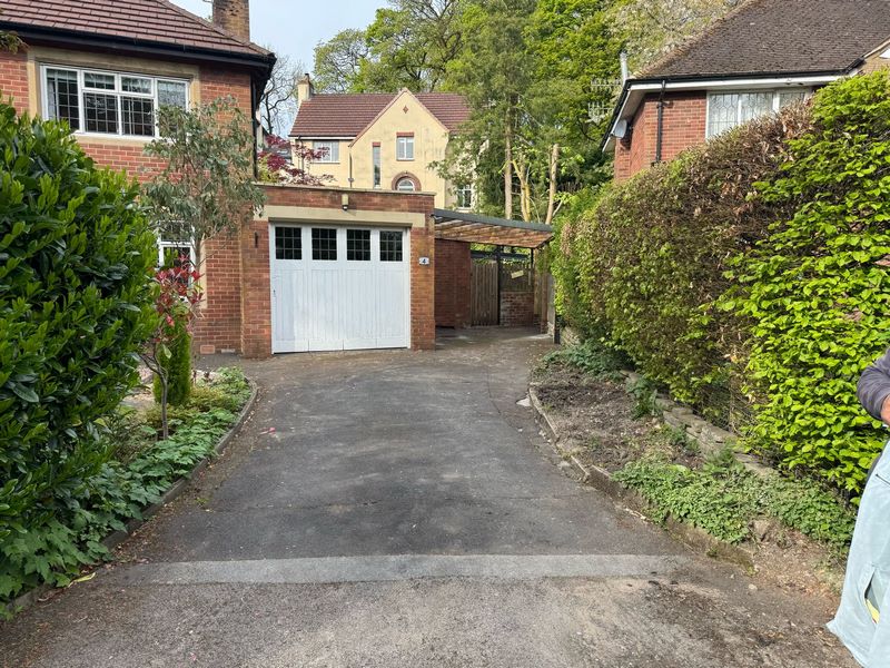 staffordshire pink gravel block paved edging indian stone circle 16